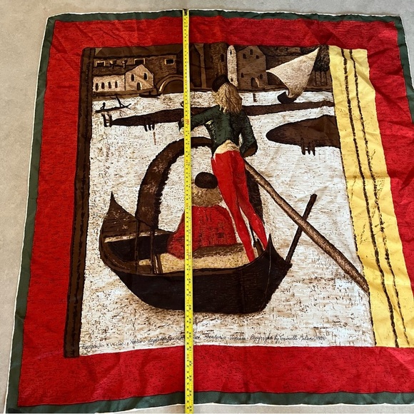 Vintage Toninilli - MILANO image scarf wrap. Unique design. - Picture 6 of 7